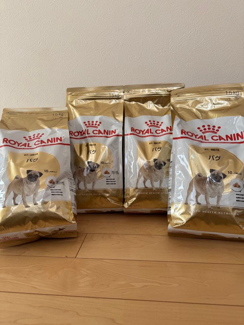 TOBOKO CANIN パグ ドライフード 1.5kg×4袋