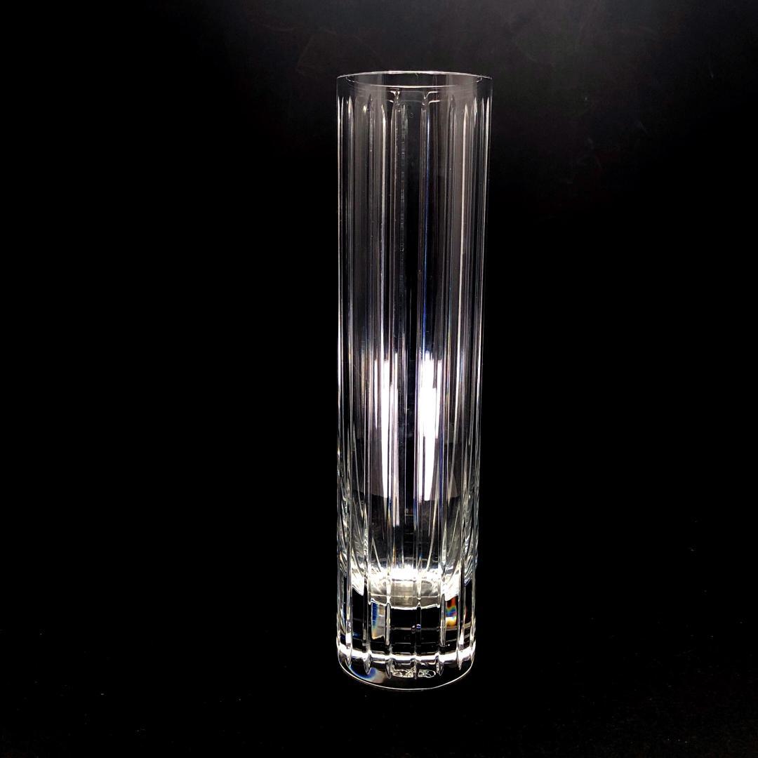 【美品・箱付き】バカラ／バカラ ハーモニー フラワーベース 花瓶／BC425