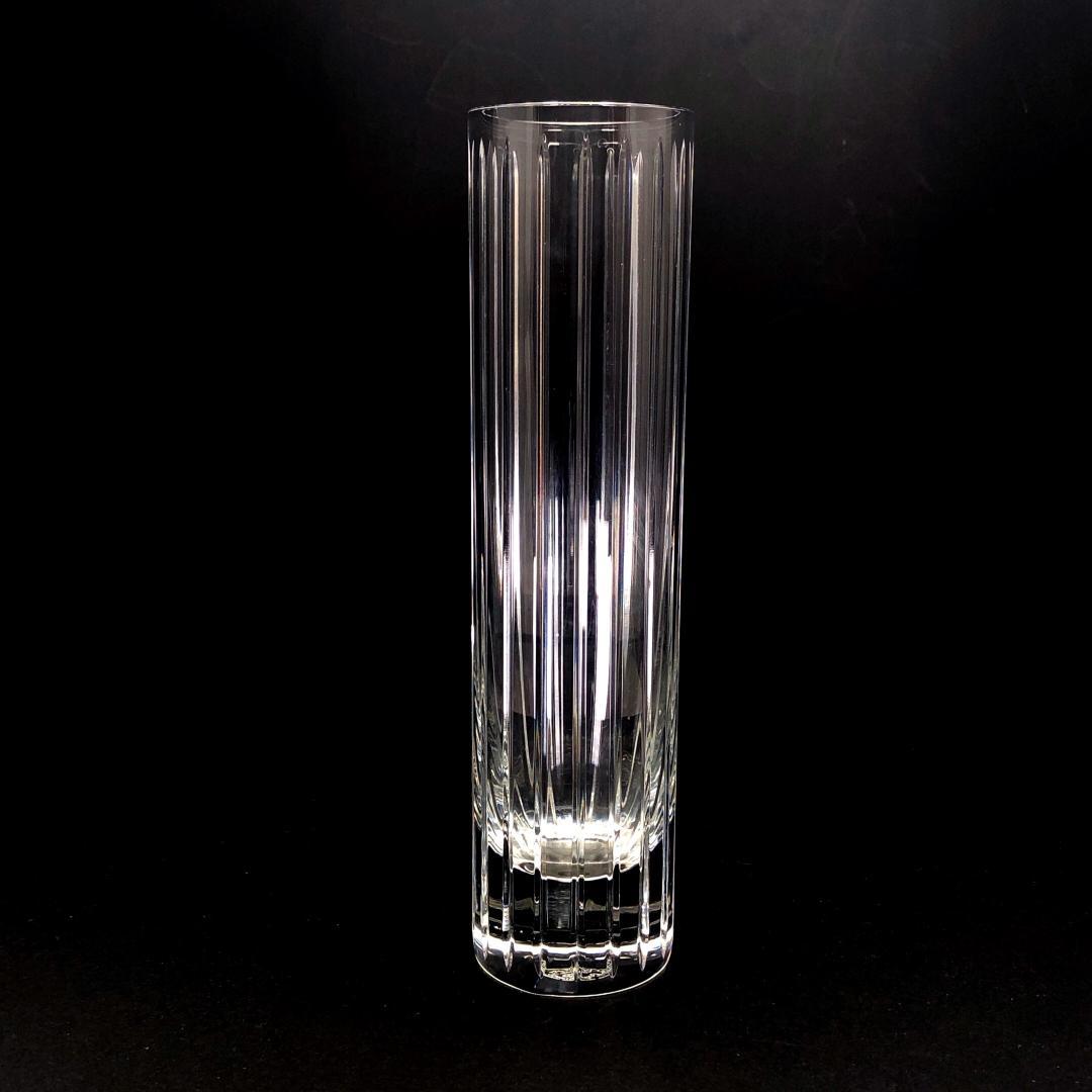 【美品・箱付き】バカラ／バカラ ハーモニー フラワーベース 花瓶／BC425