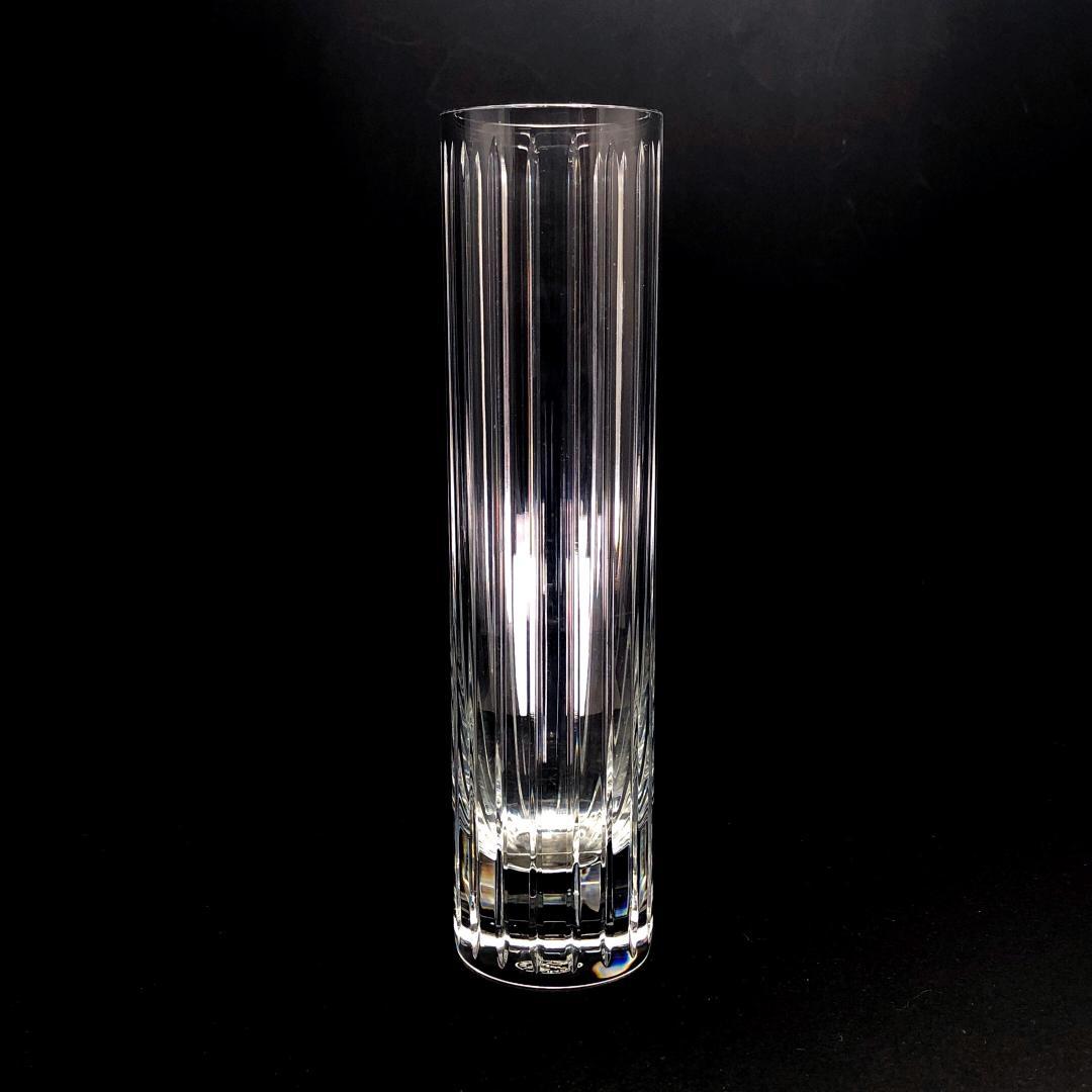 【美品・箱付き】バカラ／バカラ ハーモニー フラワーベース 花瓶／BC425