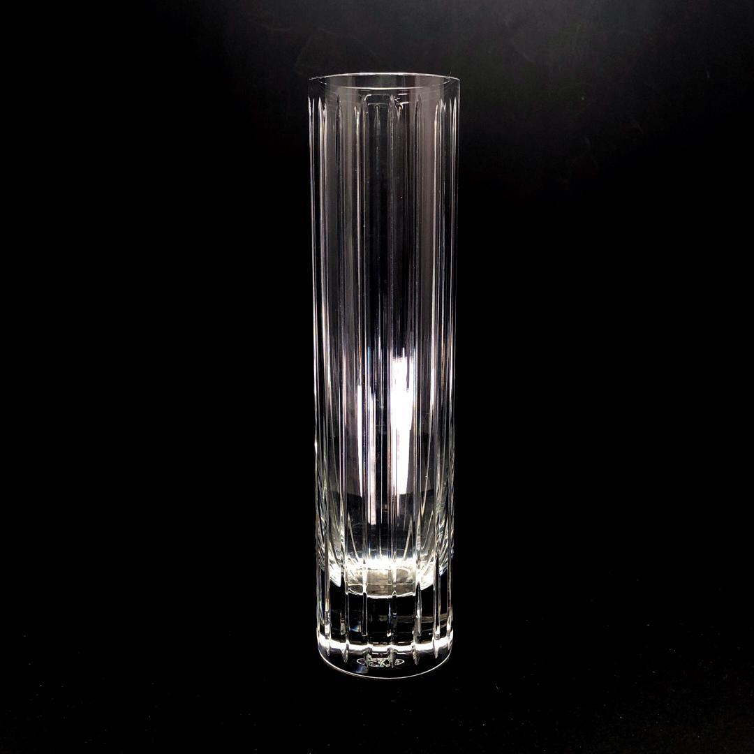 【美品・箱付き】バカラ／バカラ ハーモニー フラワーベース 花瓶／BC425