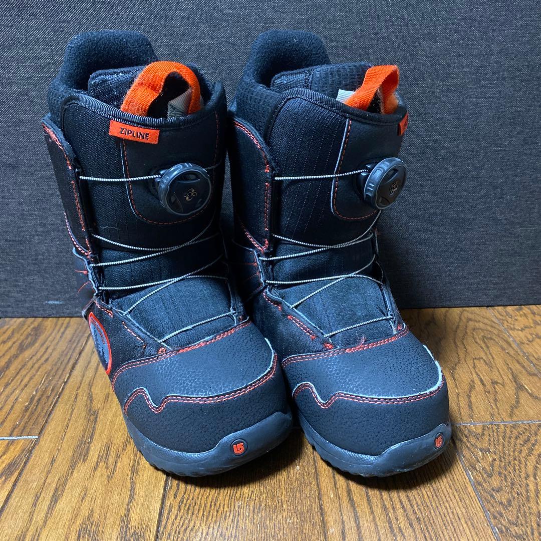 BURTON ZIPLINE 子ども用　スノーボードブーツ ボア　22cm