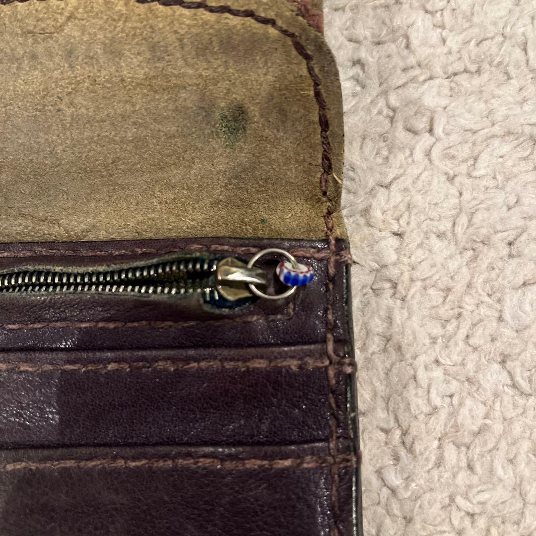 HENRY CUIR ダークブラウンレザー長財布