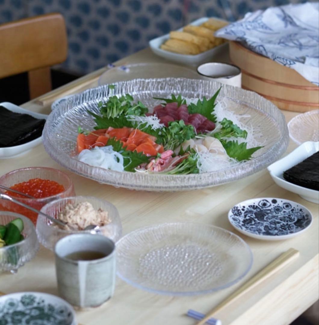 【希少】イッタラ　ウルティマ ツーレ サービングプラター クリア