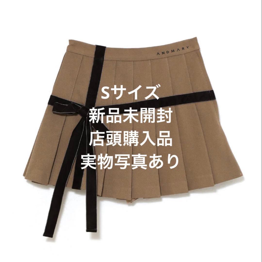 スカート andmary Valentine ribbon mini skirt S