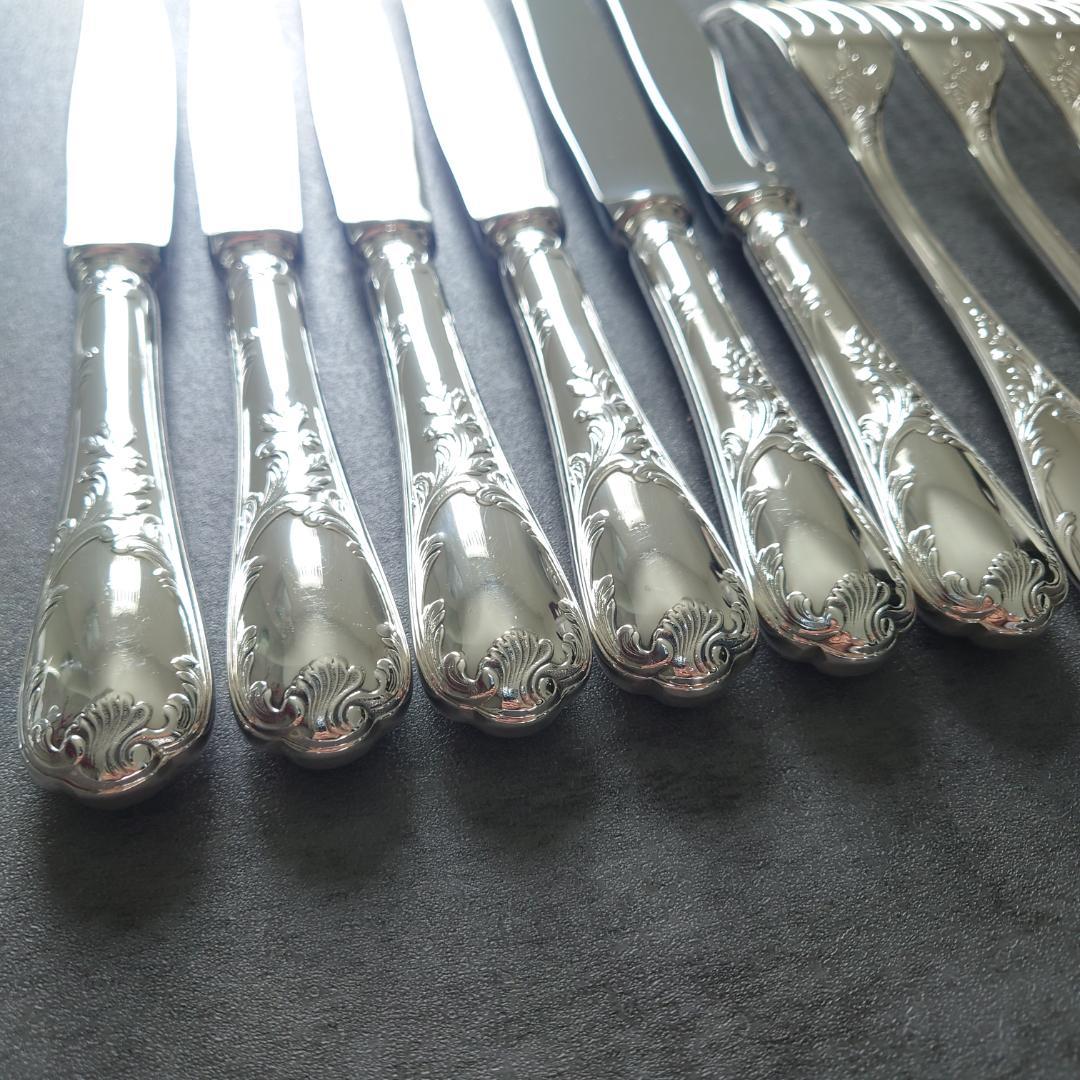 美品 クリストフル マルリー テーブルナイフ テーブルフォーク 12点