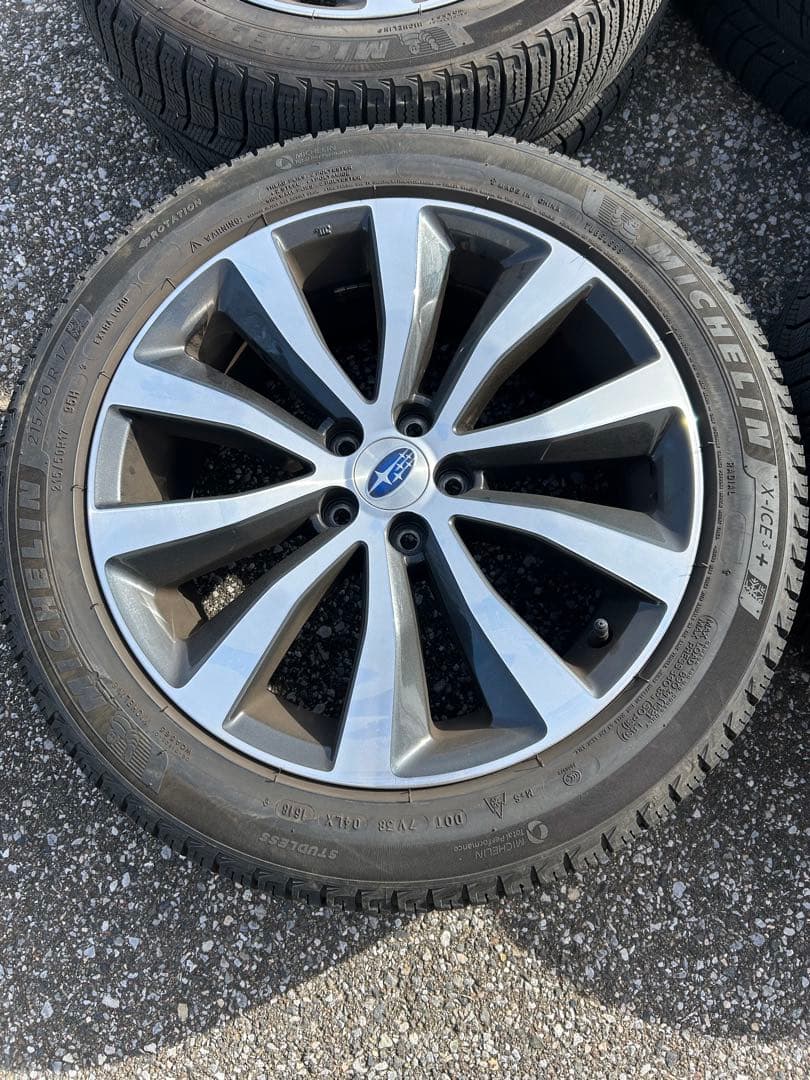 【純正ホイール】ミシュランスタッドレス４本　X-ICE 3+ 215/50R17