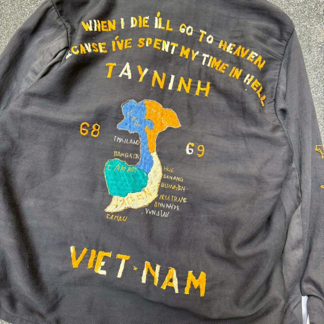 希少 60s ベトジャン スーベニアジャケット ヴィンテージ オリジナル L相当