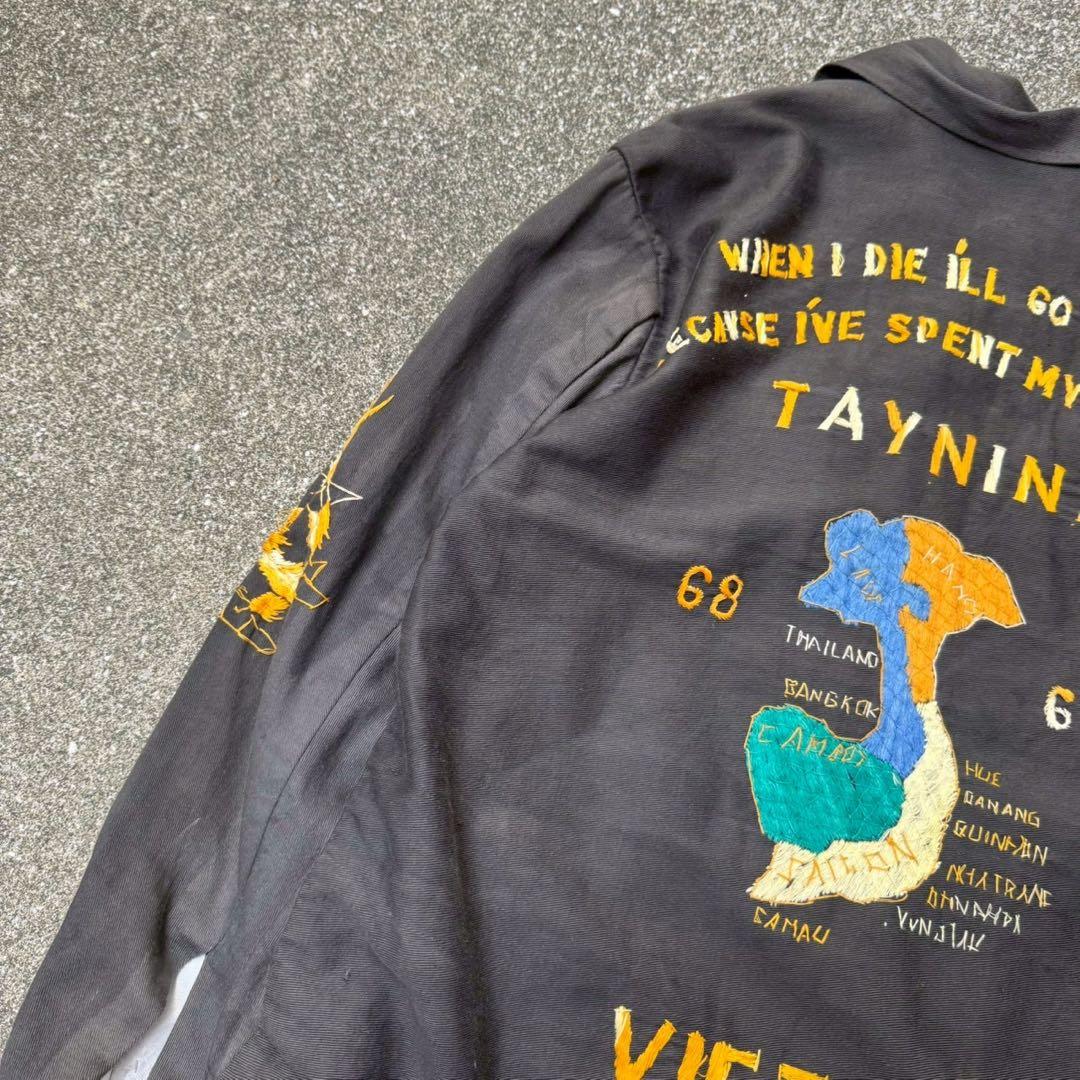 希少 60s ベトジャン スーベニアジャケット ヴィンテージ オリジナル L相当