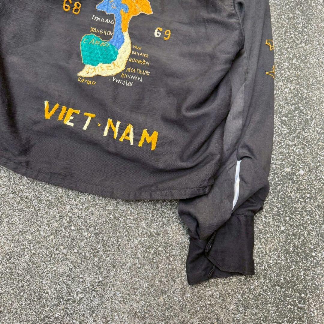 希少 60s ベトジャン スーベニアジャケット ヴィンテージ オリジナル L相当