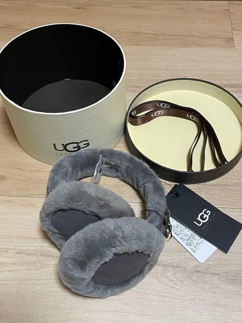 UGG グレー 耳あて・イヤーマフ