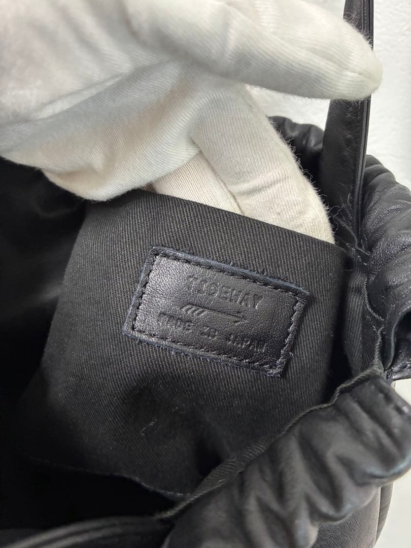 tideway 巾着バッグ MASSU KINCHAKU TOTE ブラック