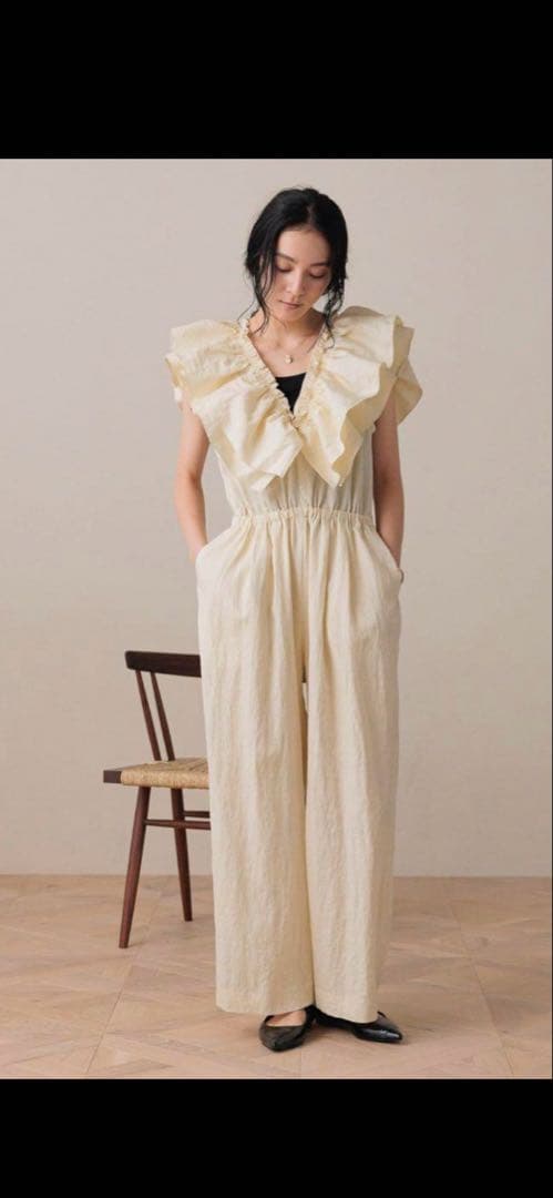 ☆新品未使用☆ LOWRYS FARM マルチWAYオールインワン アイボリー