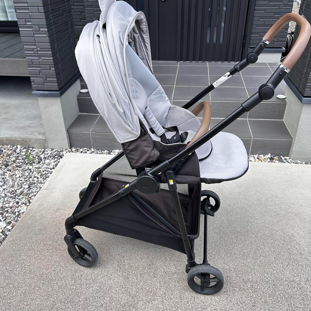 【説明書あり】アップリカ ルーチェ ベビーカー A型 グレー