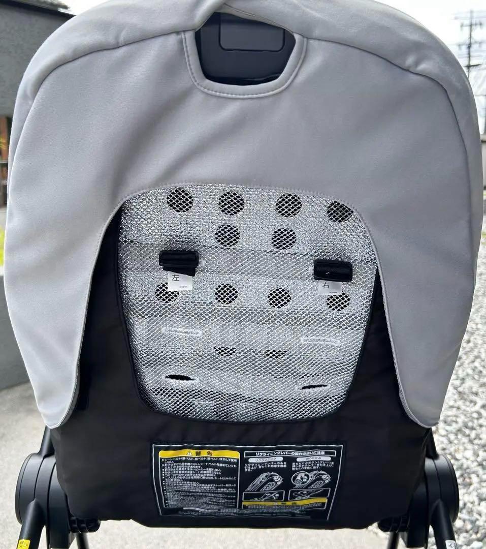 【説明書あり】アップリカ ルーチェ ベビーカー A型 グレー