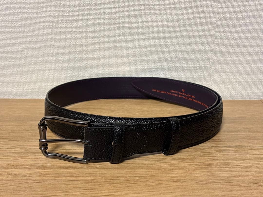 ELLIOT RHODES エリオットローズ 型押しレザーベルト 美品