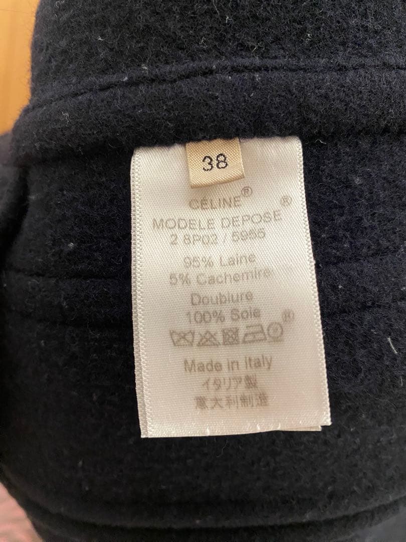 セリーヌ celine ネイビー ロングコート フィービー