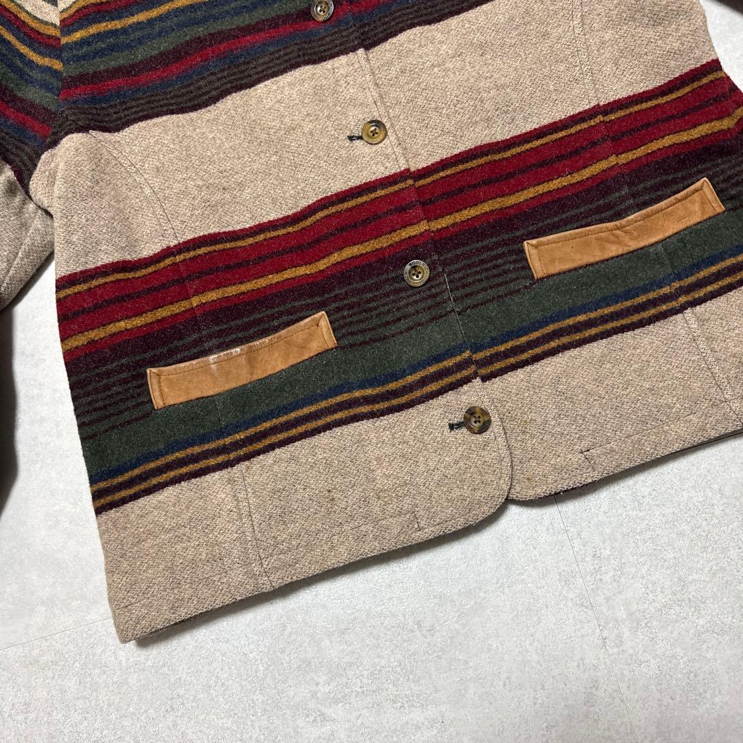 90s WOOLRICH ウールジャケット ブルゾン ネイティブ
