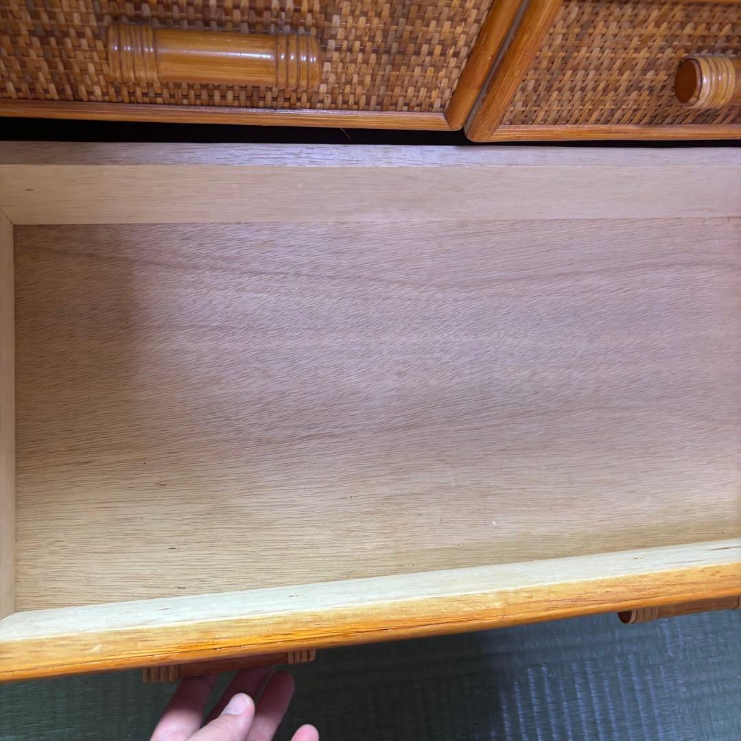 人気 ラタン 4段 チェスト ラタンチェスト 籐チェスト 籐タンス