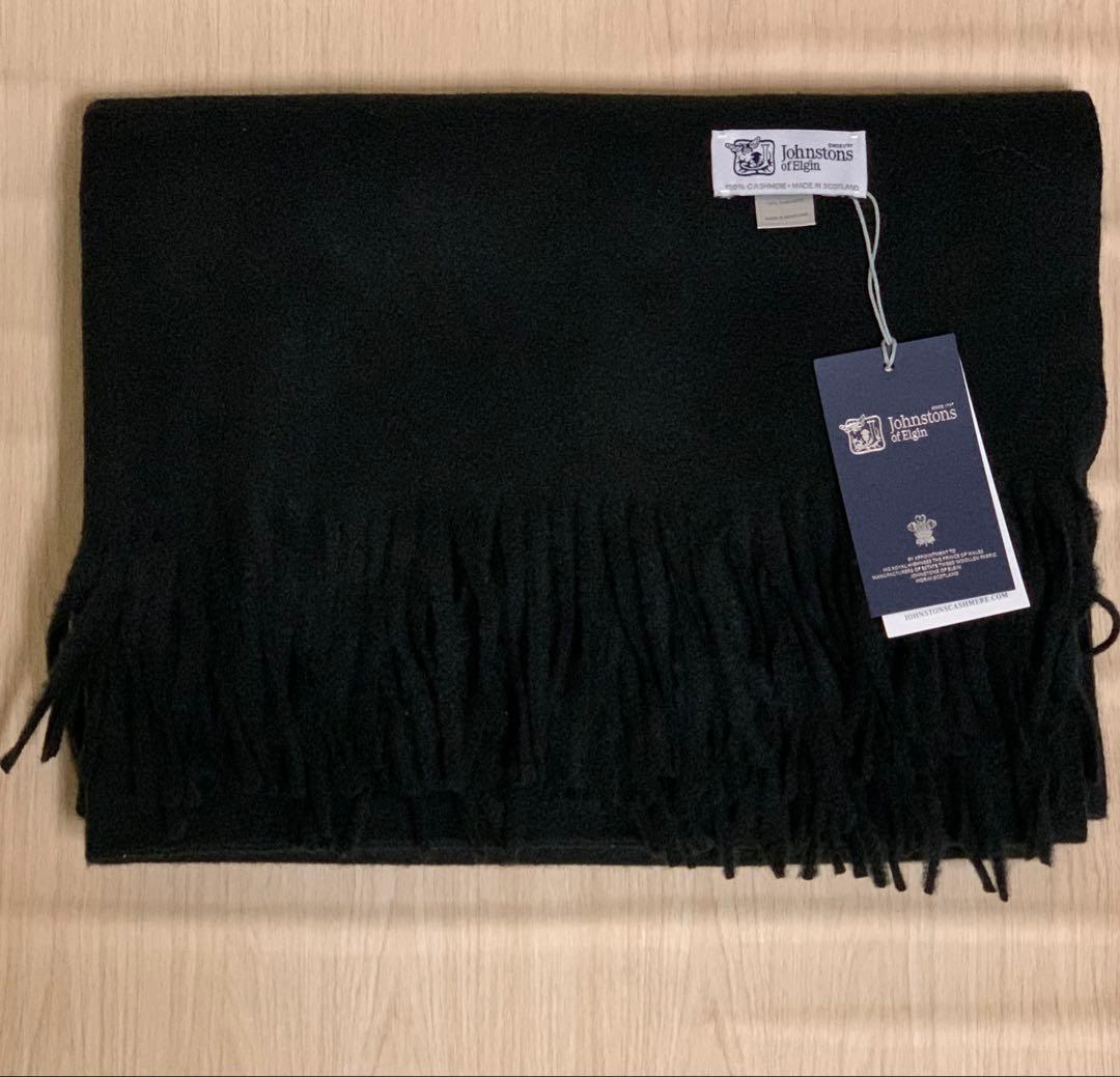 メ*ボ様 Johnstonsジョンストンズ カシミア 大判ストール マフラー ブ