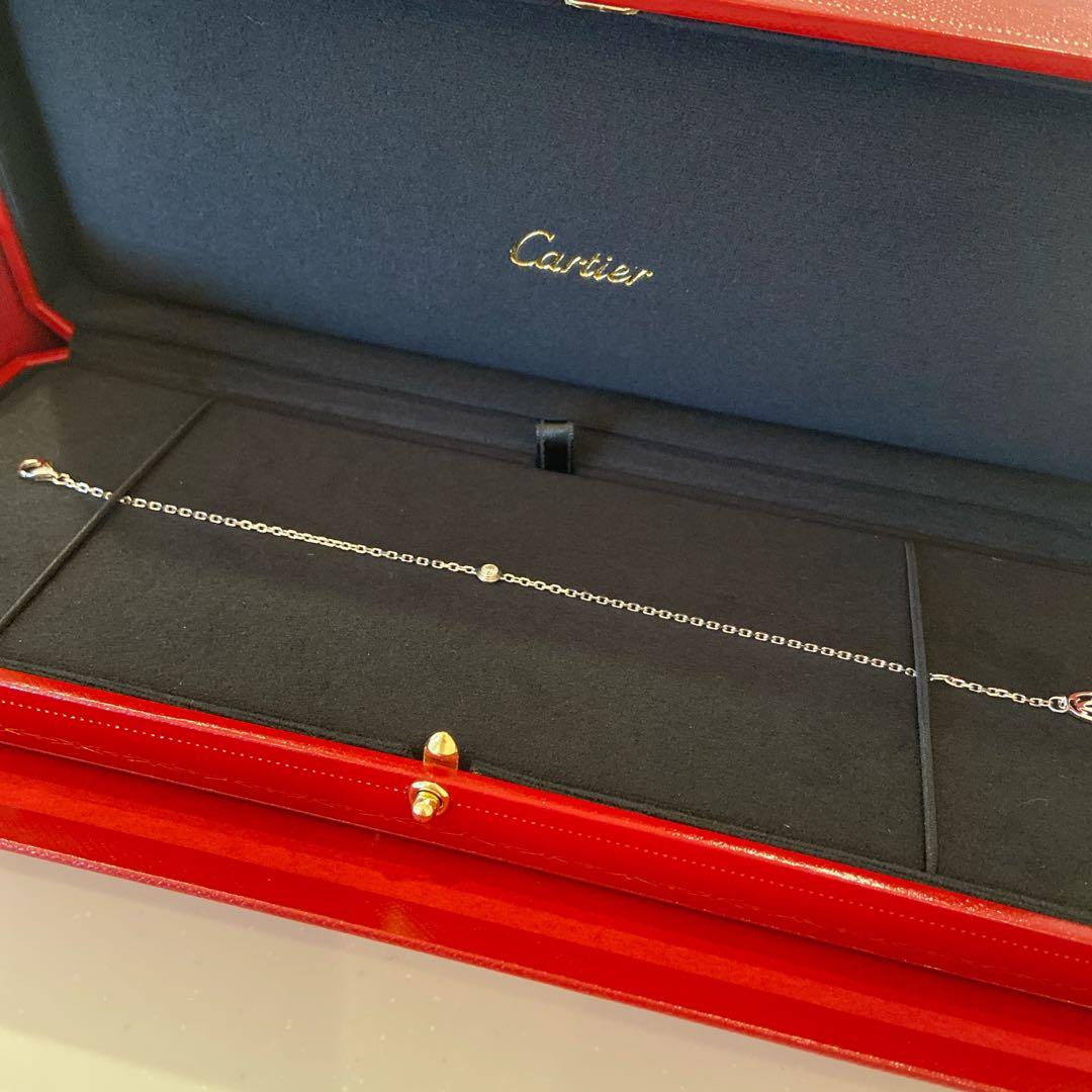 カルティエ ブレスレット ダムール SM ホワイトゴールド