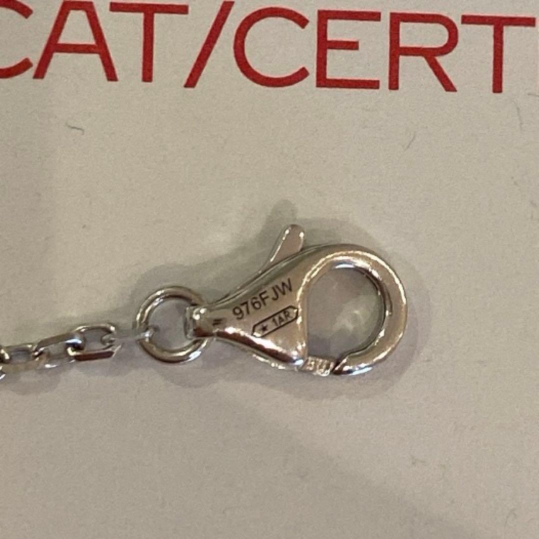 カルティエ ブレスレット ダムール SM ホワイトゴールド