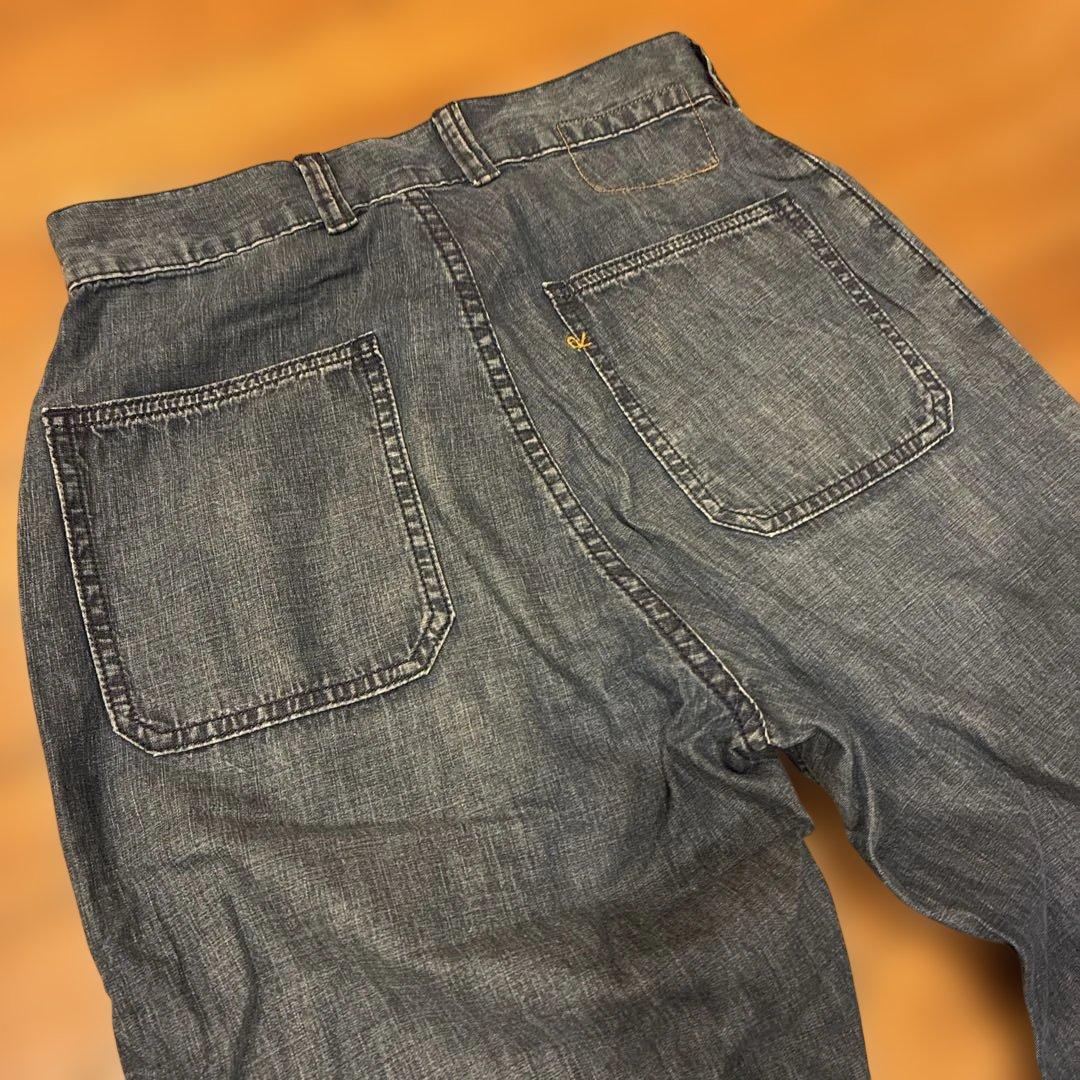 45rワイドレッグデニムパンツ