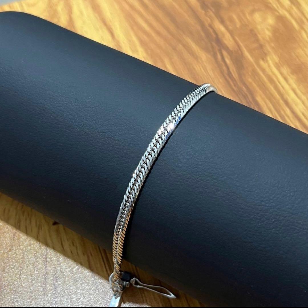 シルバー925喜平ブレスレット 12面トリプル 20cm 造幣局