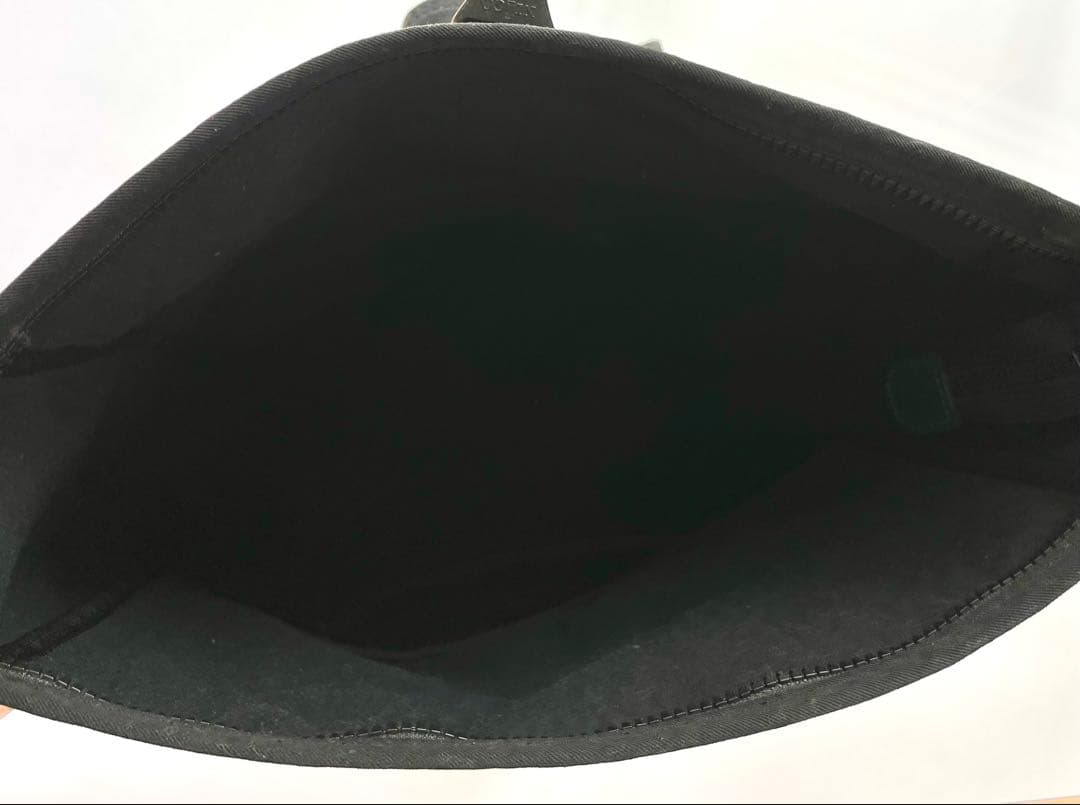 日乃本帆布　コンブ　フラップ型リュック／黒