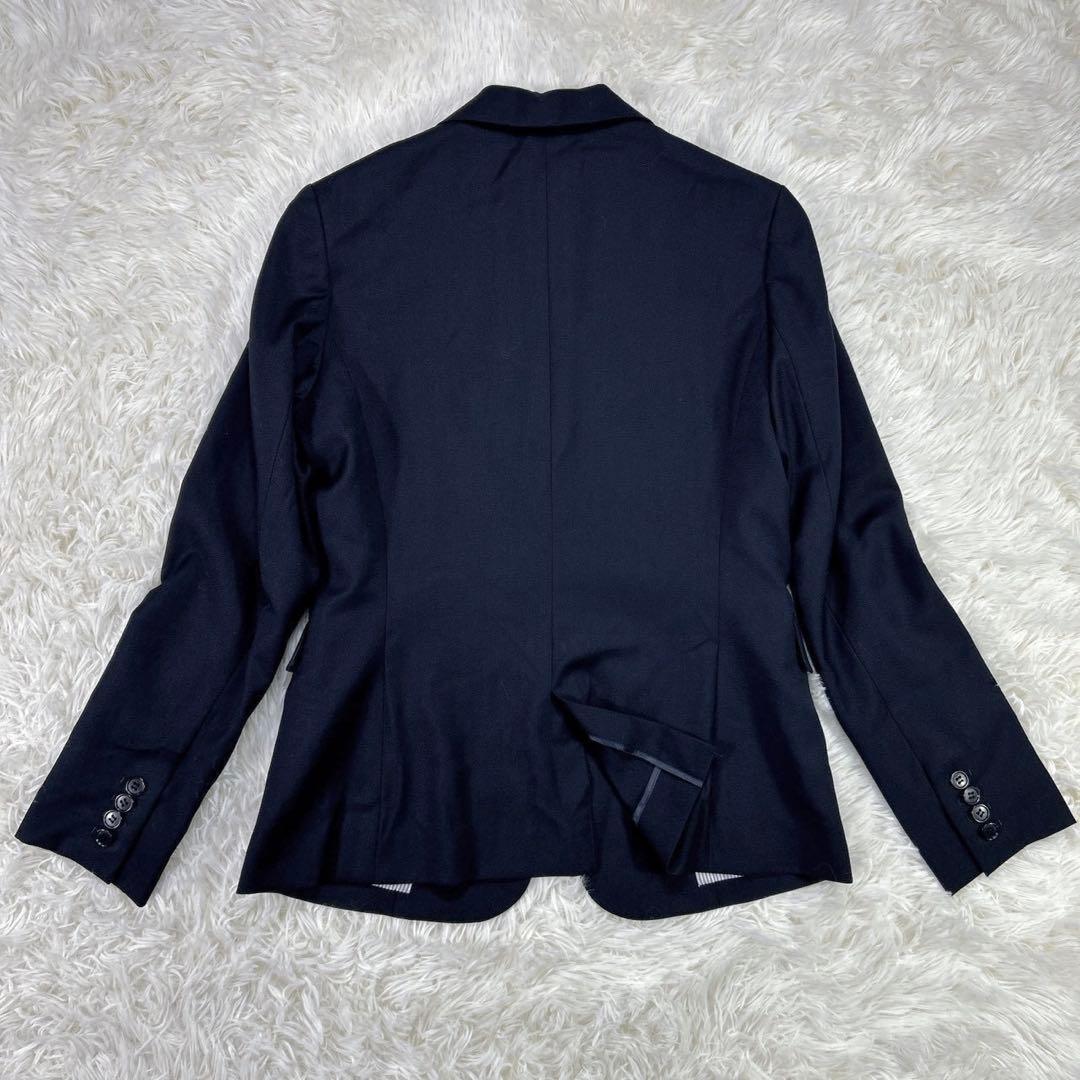 【大きいサイズ】ザスーツカンパニー パンツスーツ ネイビー 42 LL 無地