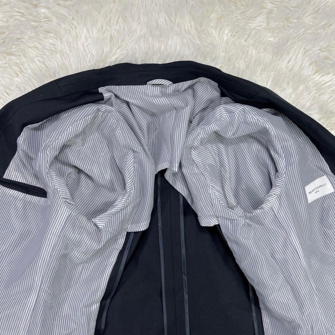 【大きいサイズ】ザスーツカンパニー パンツスーツ ネイビー 42 LL 無地