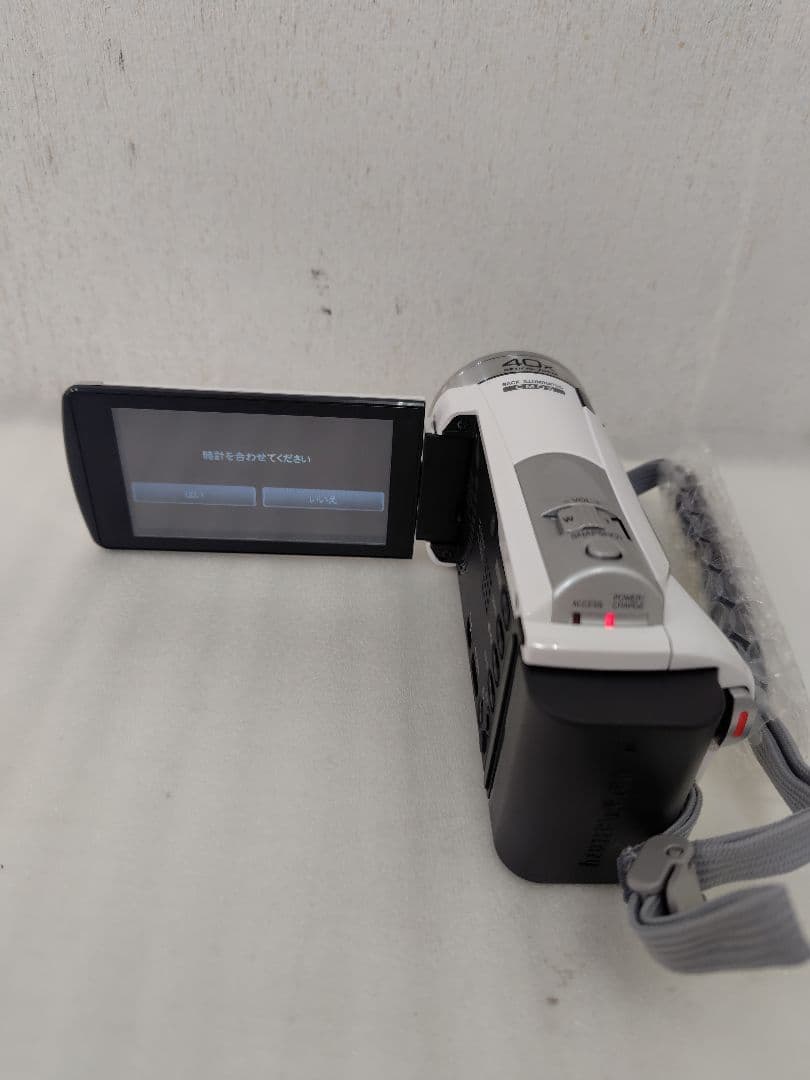 未使用JVC Everio GZ-HM390-W ハイビジョンメモリームービー