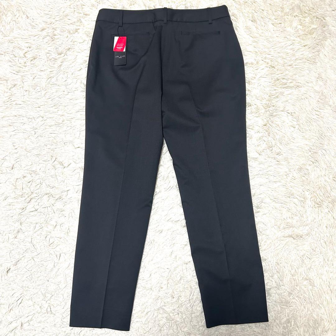 【未使用タグ付】洗えるキレイスーツ グレーピンドット セット 大きいサイズ3L