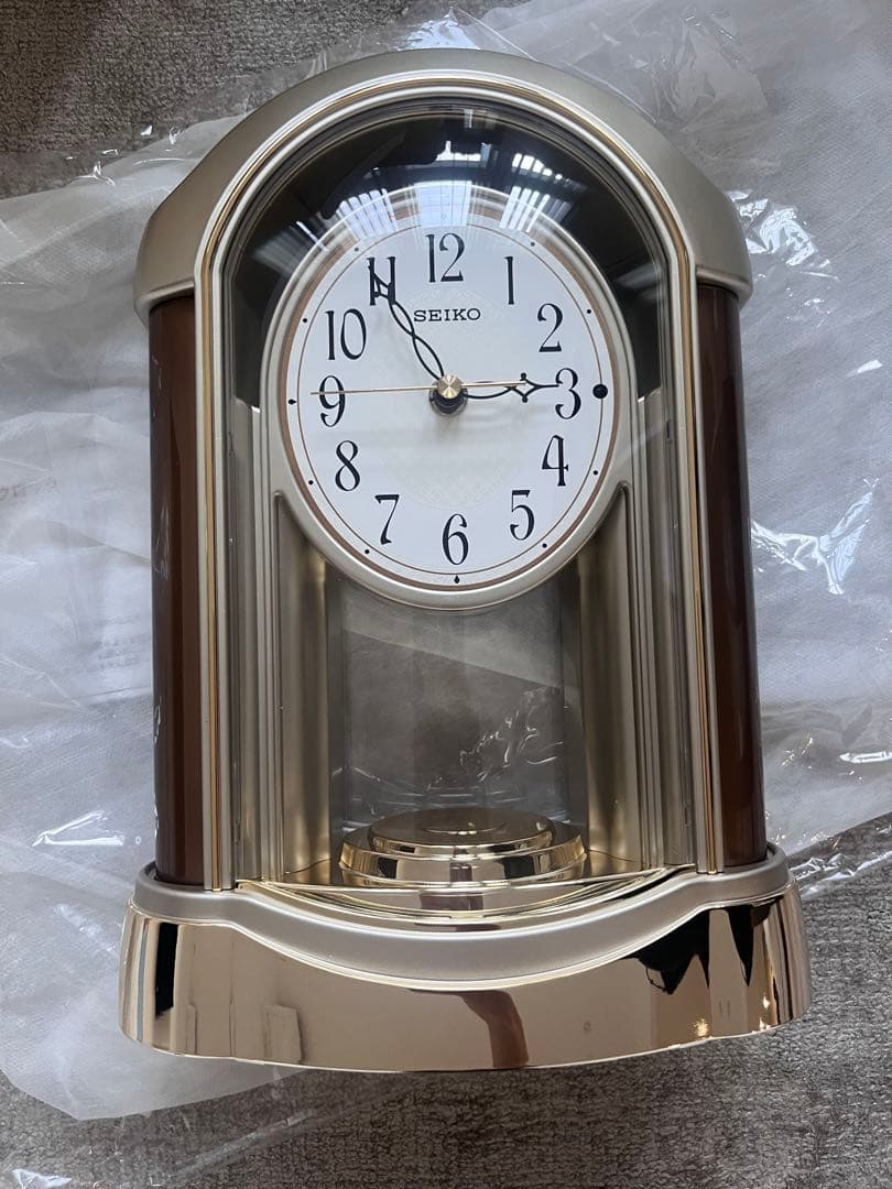 SEIKO アーチ型置時計 BZ238B 電波時計