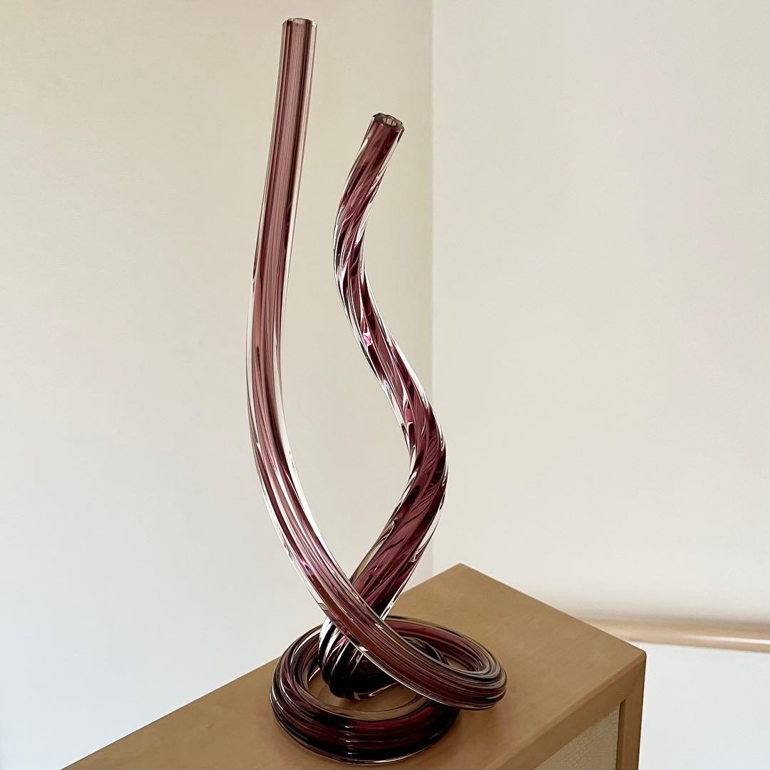 ガラス製　花瓶　花器　フラワーベース