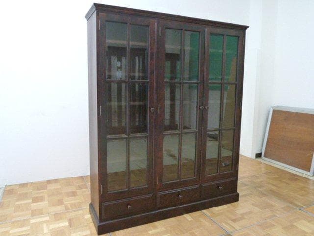 和光 北斗民芸 本棚 W1495×D395×H1800mm 書棚 飾り棚 収納