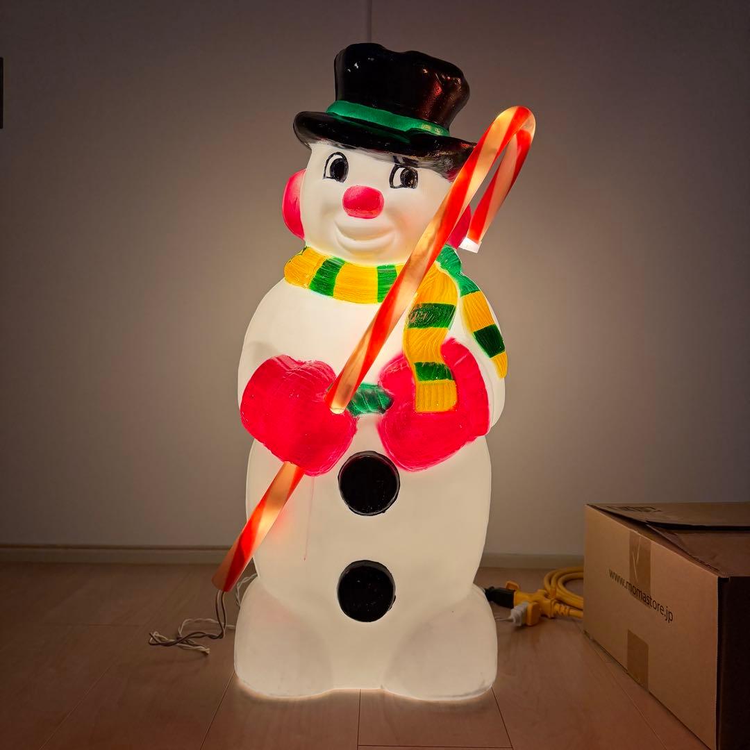 スノーマン クリスマス ブローライト ビンテージ