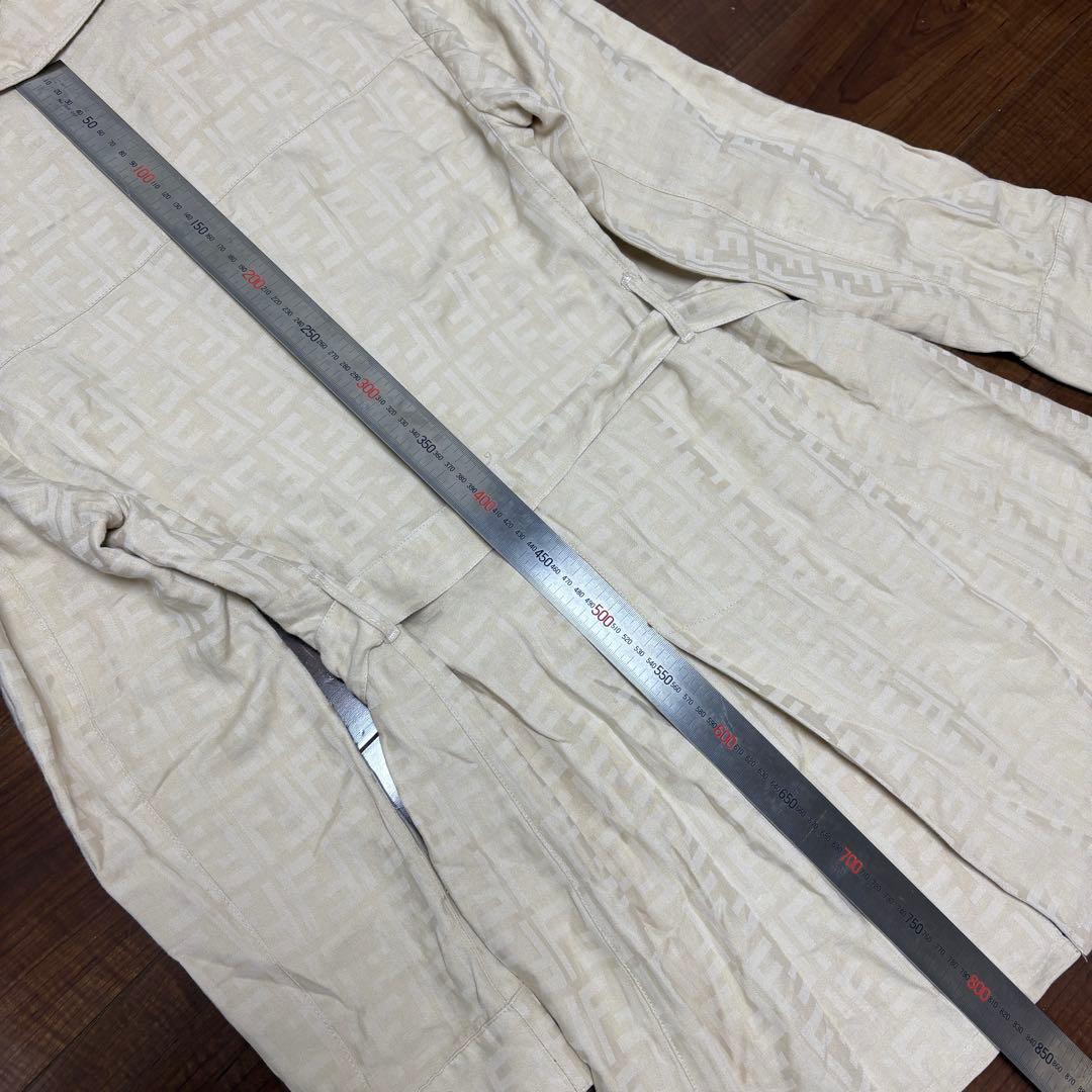 FENDI フェンディ ズッカ スプリングコート　薄手