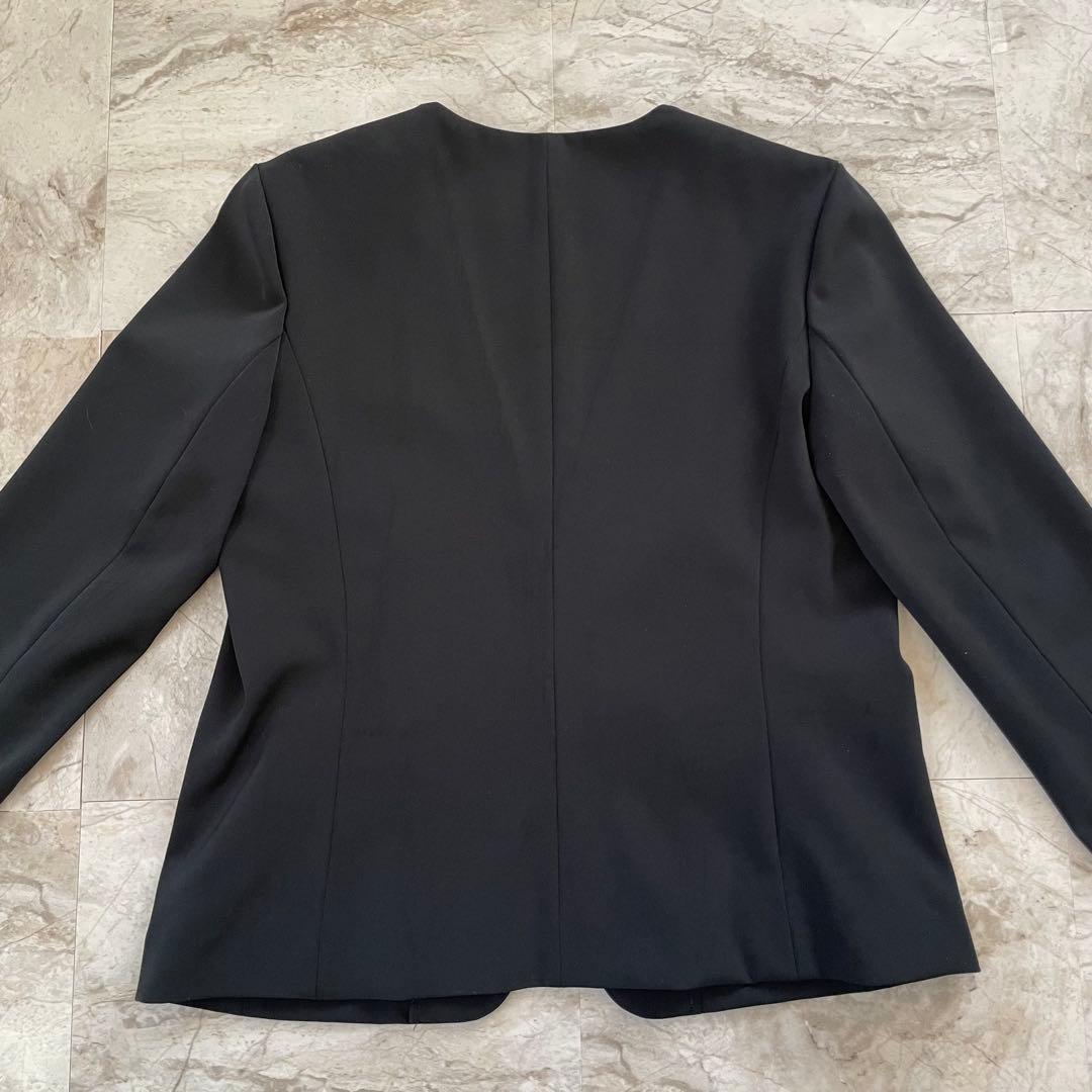 【美品】NATURAL BEAUTY BASIC ブラック ビジネススーツ M