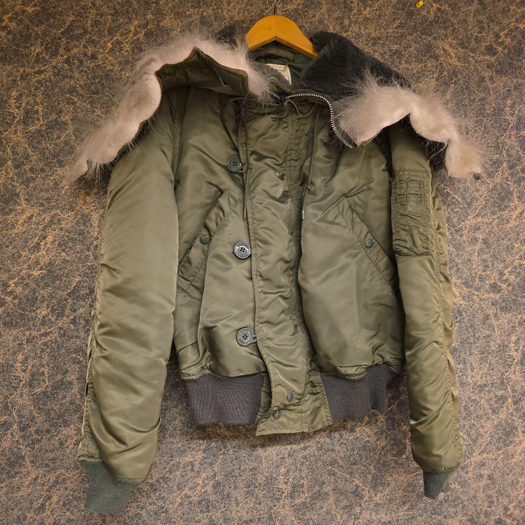 1980s　USA製　ALPHA INDUSTRIES N-2B Mヴィンテージ