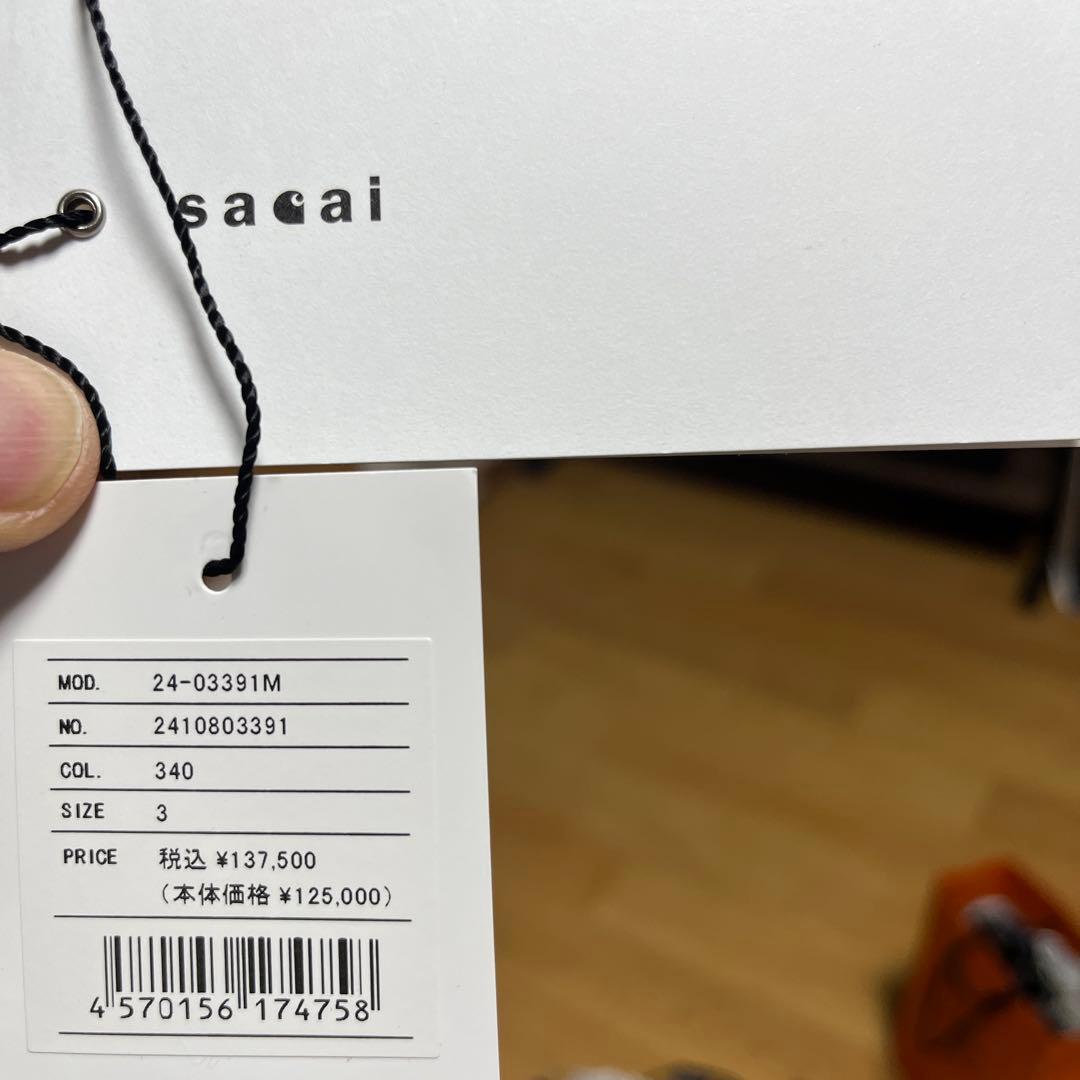 B*e様 sacai carhartt wipデトロイトジャケット　サイズ3 付