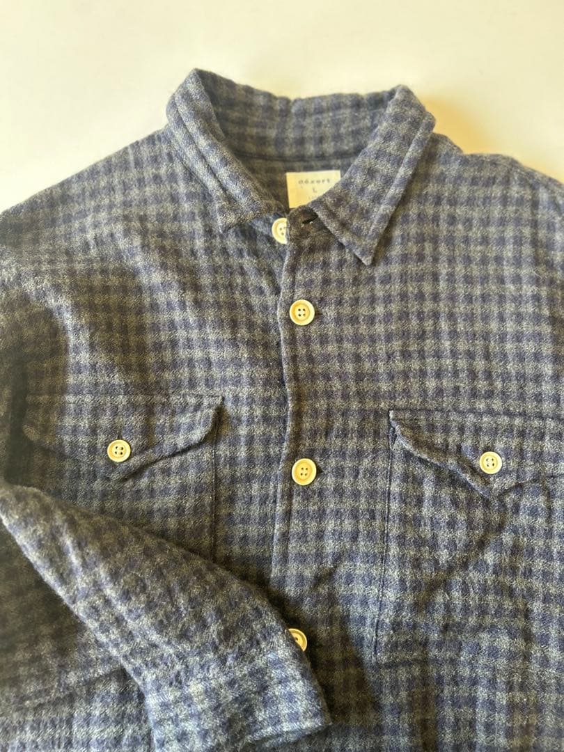 dézert チェックシャツ