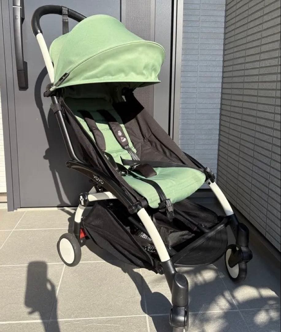 【美品】BABYZEN YOYO2 ベビーカー 6+ グリーン