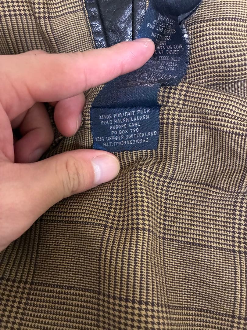 ラルフローレン　ラムレザージャケット