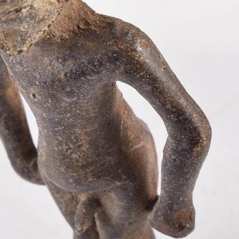 中国　古銅青銅　人物像　置物　3点まとめて　V　R8527