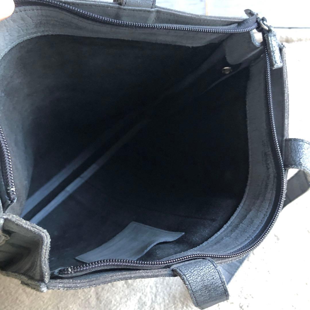 アレクサンダーマックイーン トートバッグ 水墨画デザイン 肩がけ コーティング