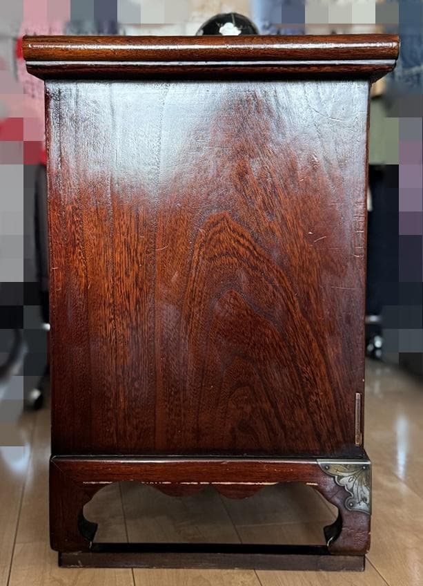 ☆売約済みです☆　李朝家具　中国家具　漆　古道具 　隠し扉　収納　引き出し