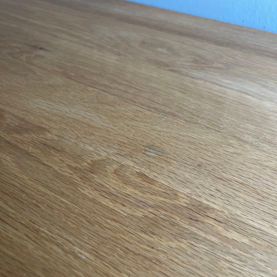 美品・廃盤希少★無印 無垢材ダイニングテーブル 幅８０ｃｍ・オーク材