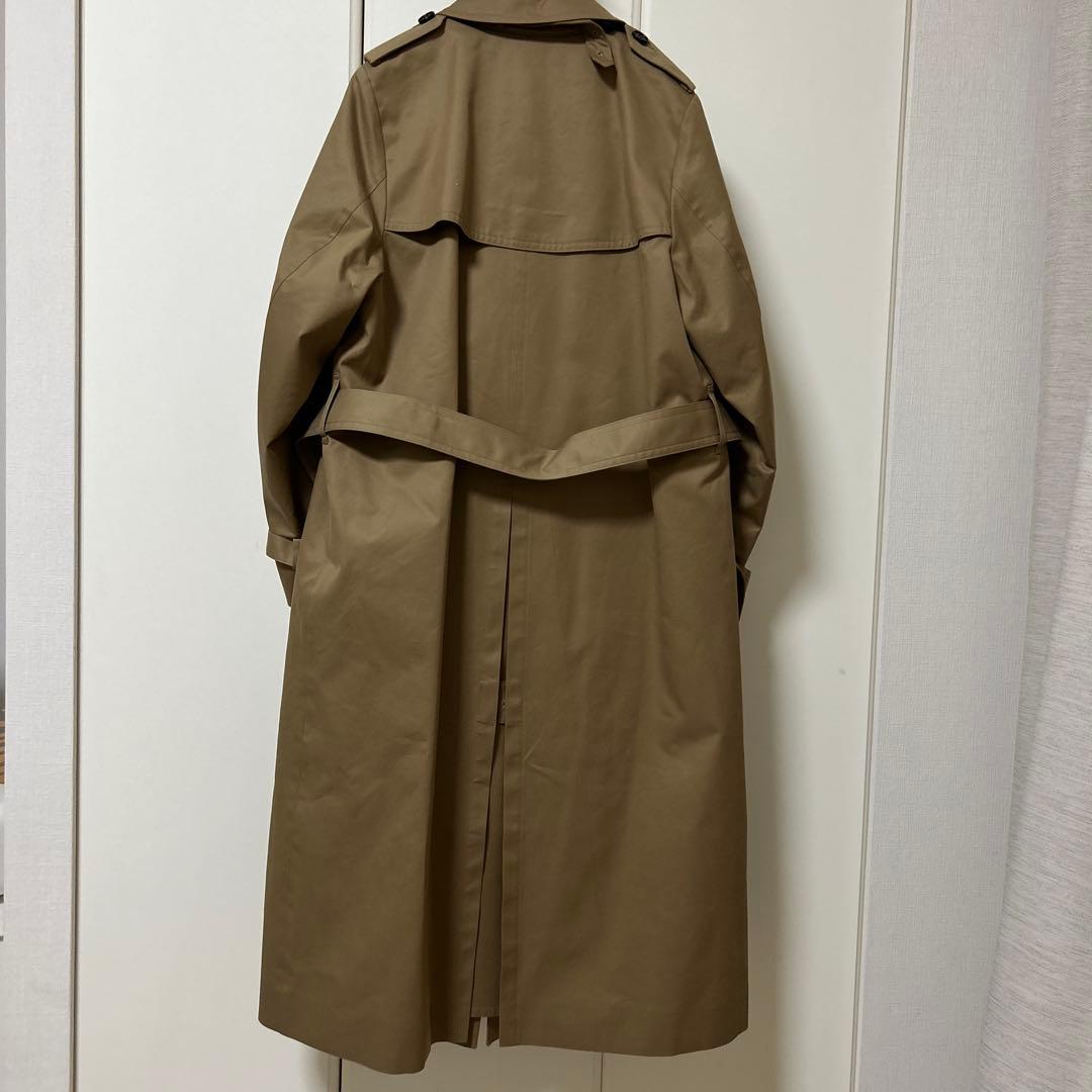 ハイクベージュ レギュラーフィットトレンチコート 1