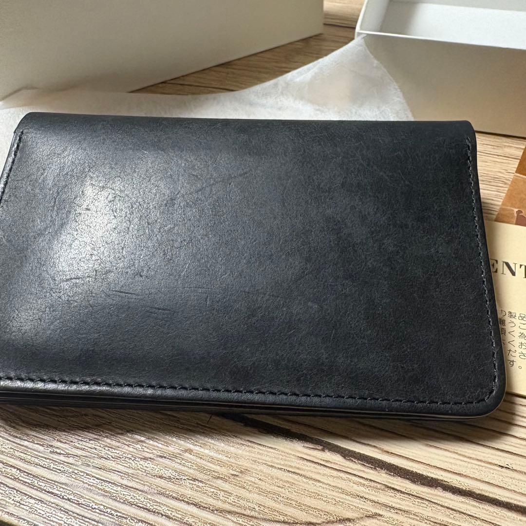 SLOW&CO 二つ折り財布　ブラック